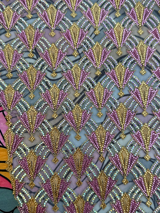 Flashback Pink Embroidered
