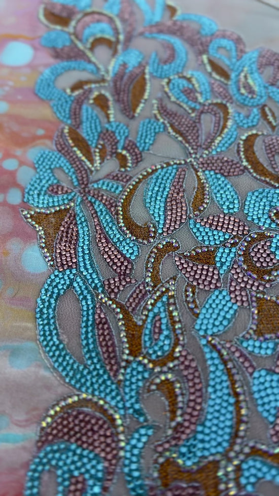 Blush Embroidered