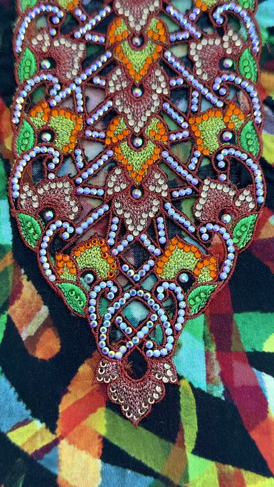 Neon Frenzy Embroidered