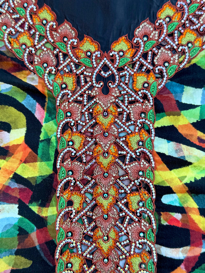 Neon Frenzy Embroidered