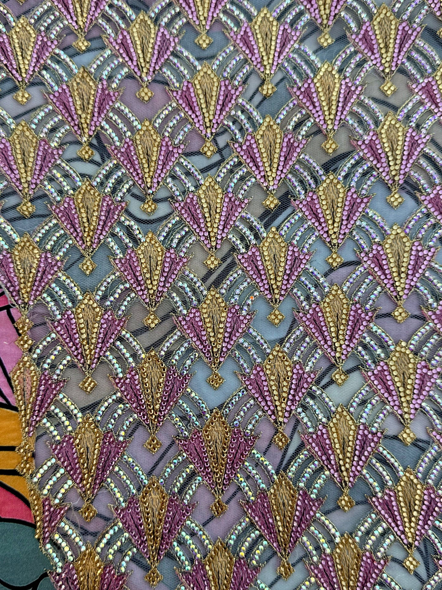 Flashback Pink Embroidered